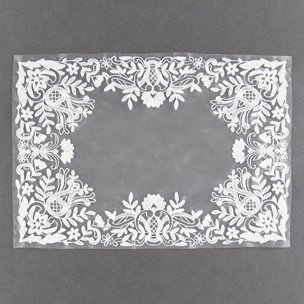 Fancy Florals Doily (Organza) - Image 4