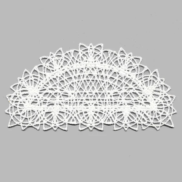 Fancy Lace Decor - Half Circle (Battenburg Lace) - Image 3