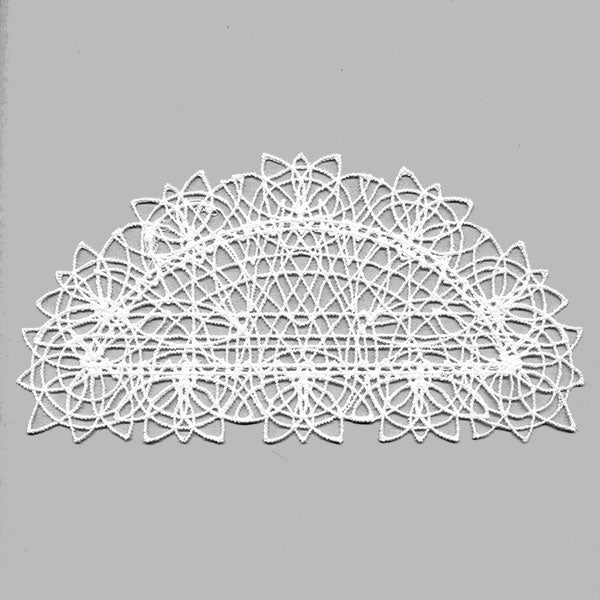 Fancy Lace Decor - Half Circle (Battenburg Lace) - Image 6
