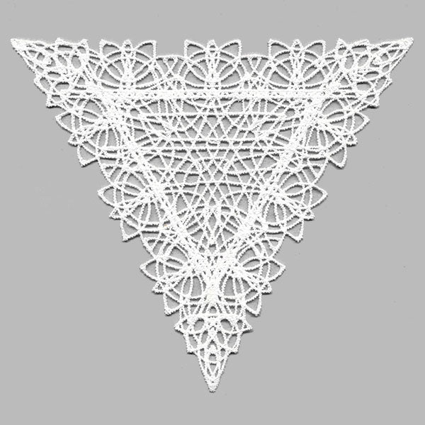 Fancy Lace Decor - Isosceles Triangle (Battenburg Lace) - Image 4