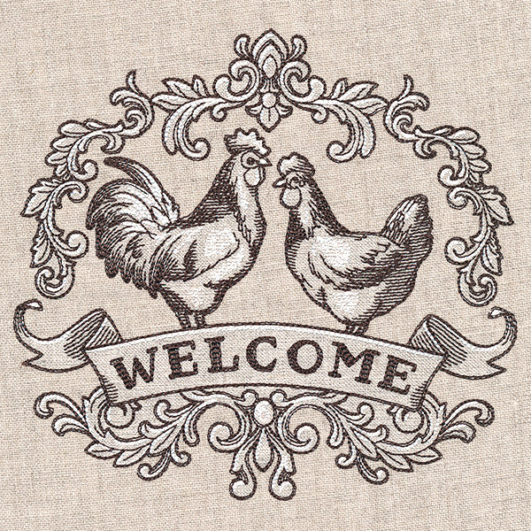 Fancy Welcome Chicken Crest - Image 3