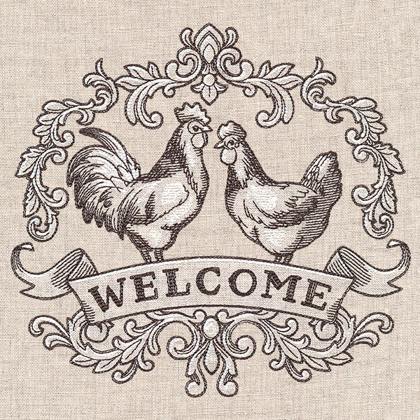 Fancy Welcome Chicken Crest - Image 7