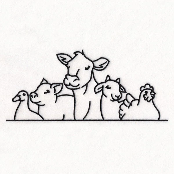 Farm Animals Border - Image 3