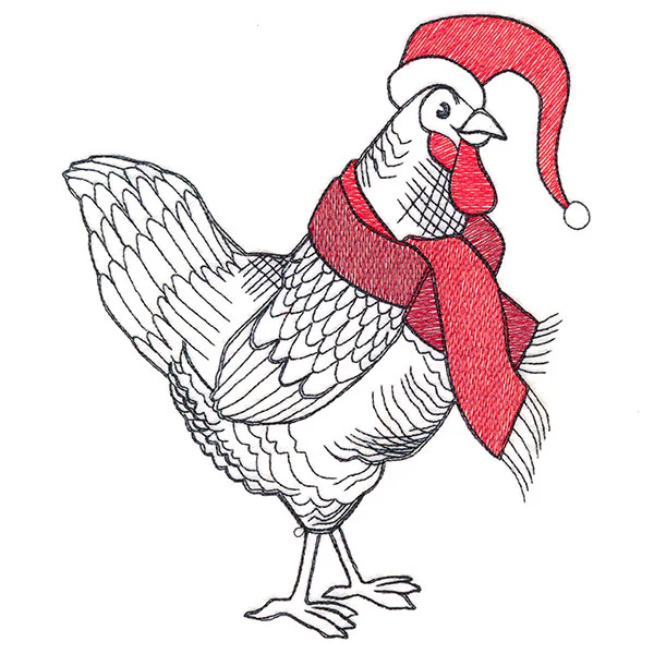 Farm Fun Christmas Chicken - Image 4