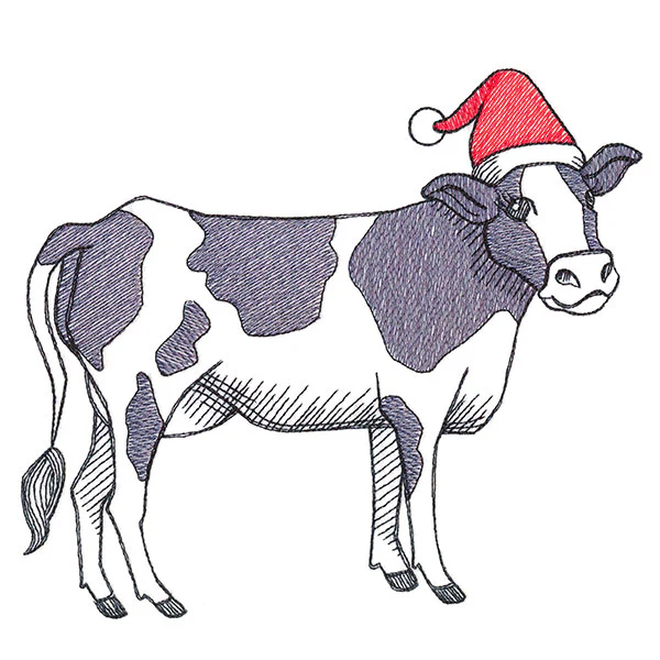 Farm Fun Christmas Cow - Image 4