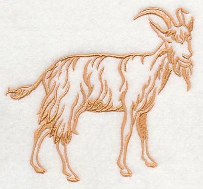 Farm Silhouette Goat 1 - Image 2