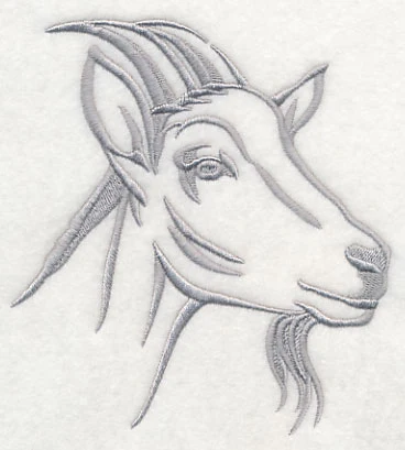 Farm Silhouette Goat 2 - Image 2