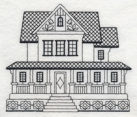 Farmhouse (Blackwork) - Image 3