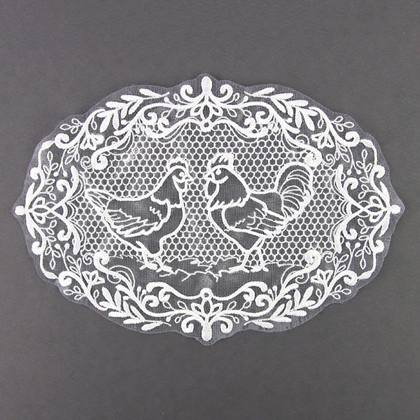 Farmhouse Chicken Doily (Organza) - Image 5