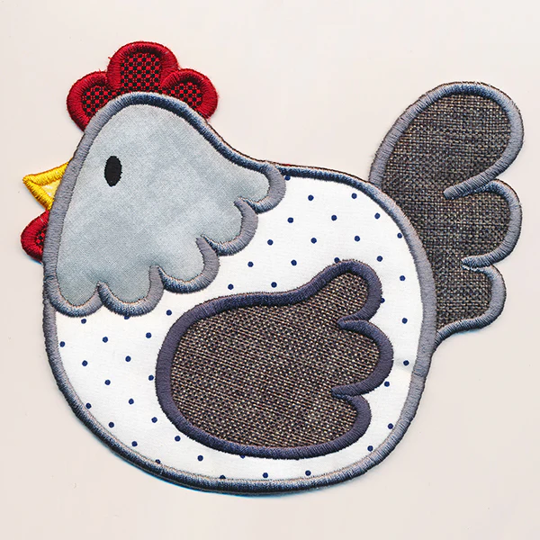 Farmhouse Chicken Trivet (In-the-Hoop) - Image 2