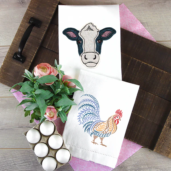 Farmhouse Cow (Crafty Cut Applique) - Image 2