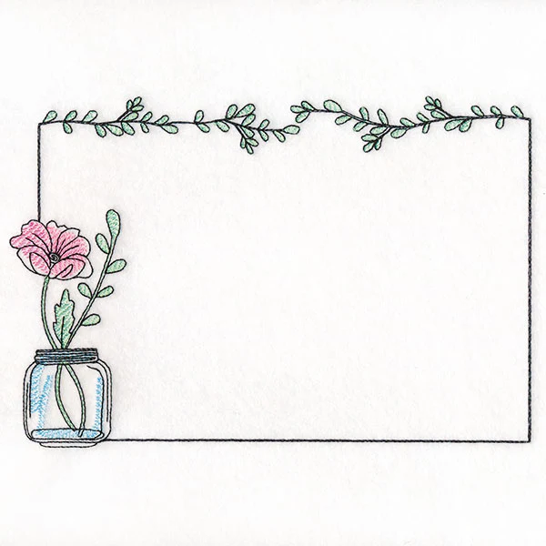 Farmhouse Flowers Quilt Label