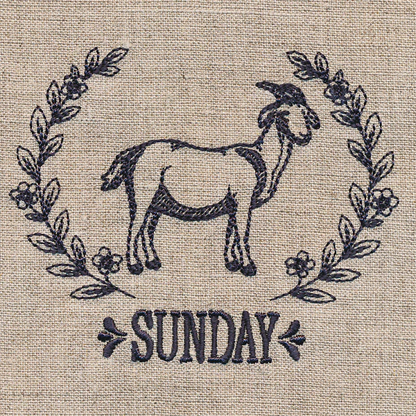 Farmhouse Goat on Sunday - Image 2