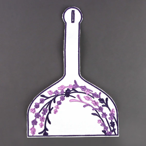 Farmhouse Lavender Towel Topper - Image 2