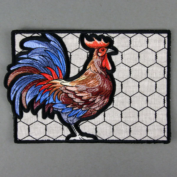 Farmhouse Rooster Mug Rug (In-the-Hoop) - Image 2