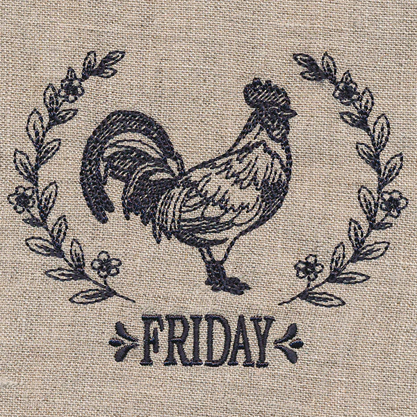 Farmhouse Rooster on Friday - Image 2
