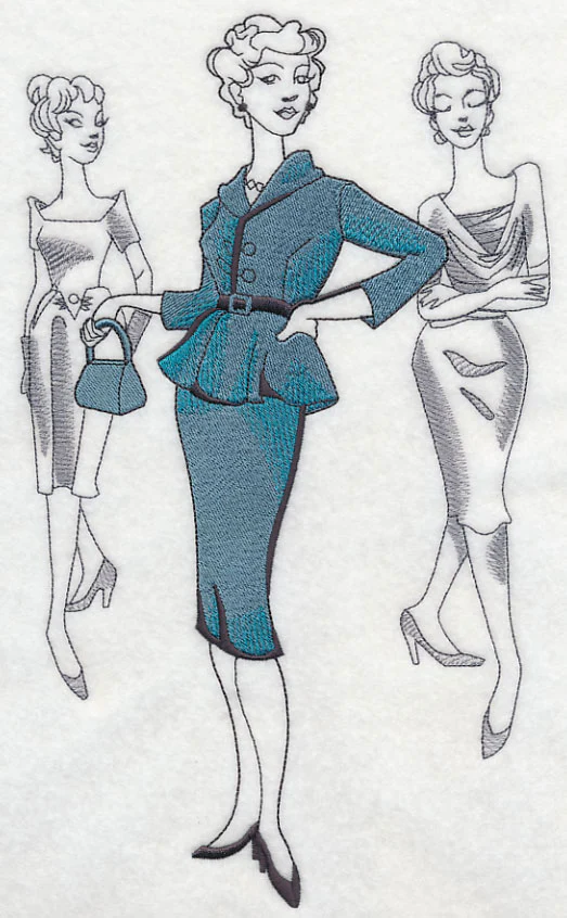 Fashion Plate Medley - 1940s - Image 5