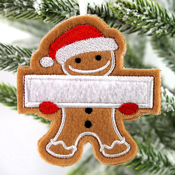 Father Gingerbread Ornament (In-the-Hoop) - Image 3