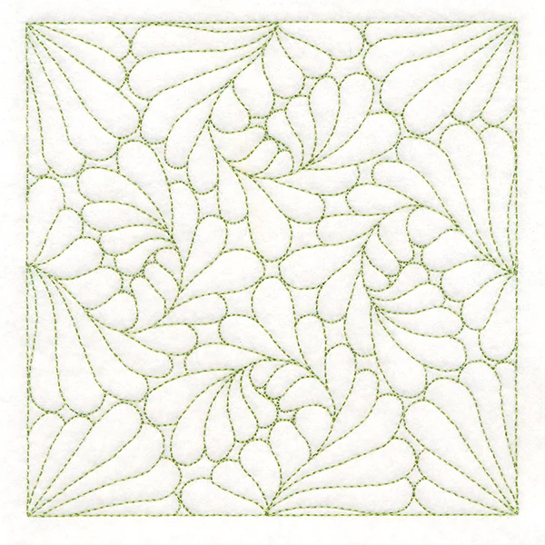 Feather Quilting Square 2 (Double Run) - Image 4
