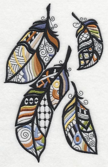 Feathered Flair (Blackwork) - Image 3