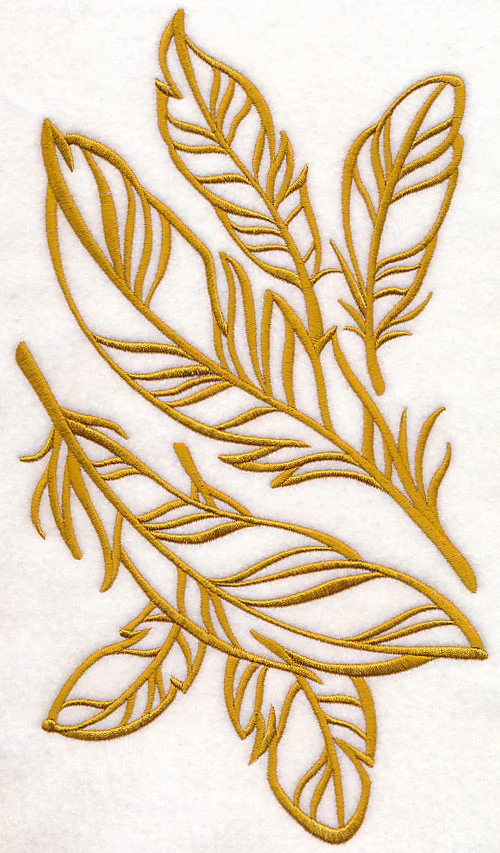 Feathers (Goldwork) - Image 6