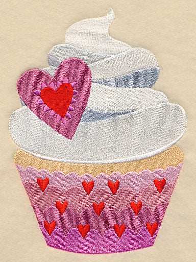 February Heart Cupcake - Image 3