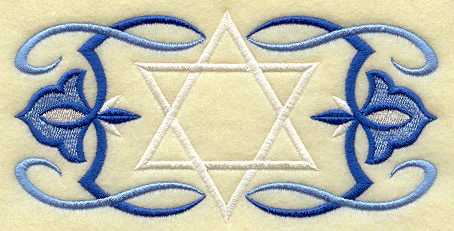 Festival of Lights Star of David Border - Image 2
