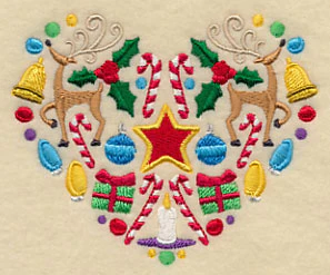 Festive Christmas Heart - Star - Image 4