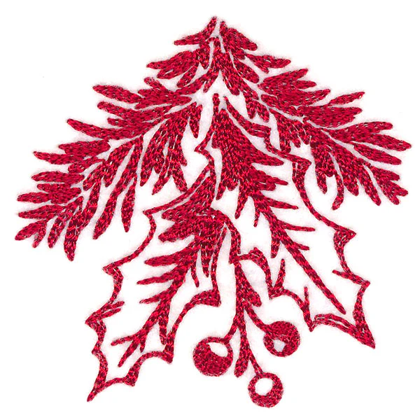Festive Christmas Holly Accent - Image 2
