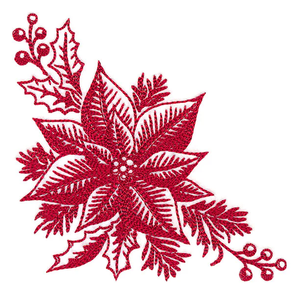 Festive Christmas Poinsettia Corner - Image 5
