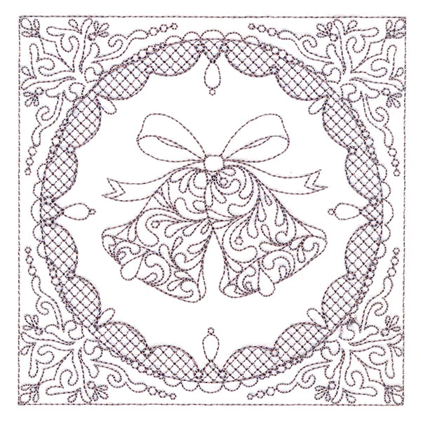 Festive Elegance - Bells (Trapunto) - Image 4