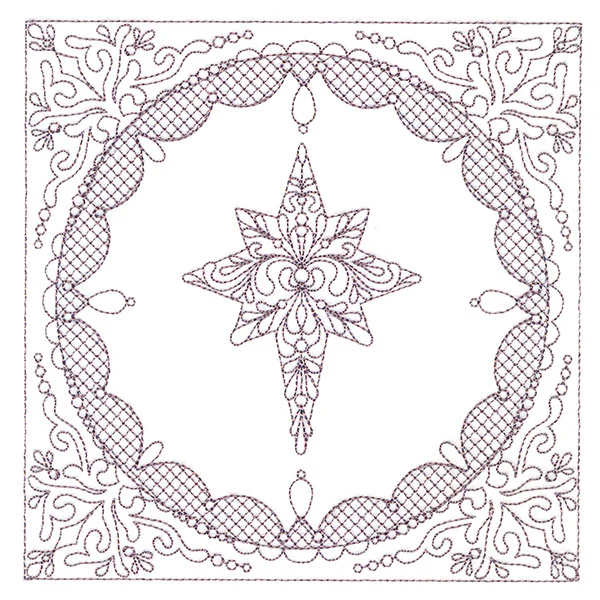 Festive Elegance - Star of Bethlehem (Trapunto) - Image 3
