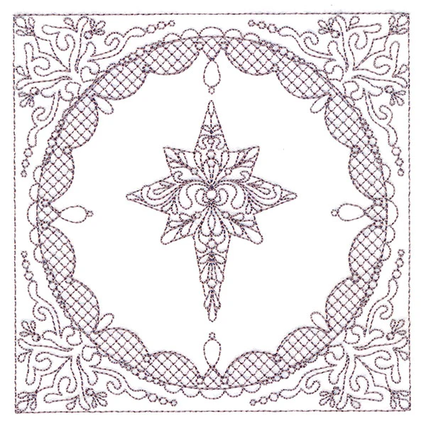 Festive Elegance - Star of Bethlehem (Trapunto) - Image 4