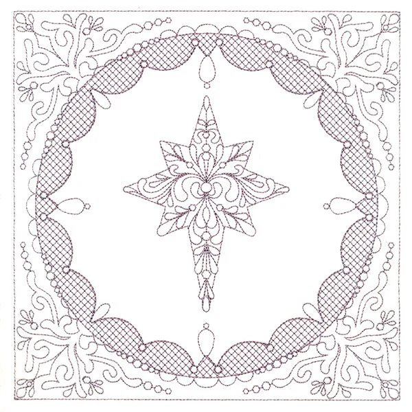 Festive Elegance - Star of Bethlehem (Trapunto) - Image 6