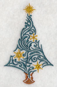 Festive Filigree Christmas Tree 4 - Image 3