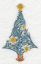 Festive Filigree Christmas Tree 4 - Image 4