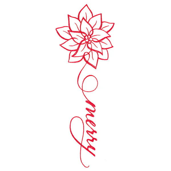 Festive Flourishes Calligraphy - Merry - Image 2