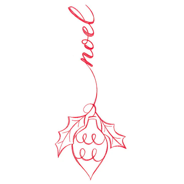 Festive Flourishes Calligraphy - Noel
