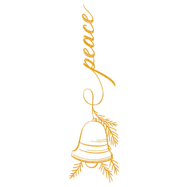 Festive Flourishes Calligraphy - Peace - Image 2