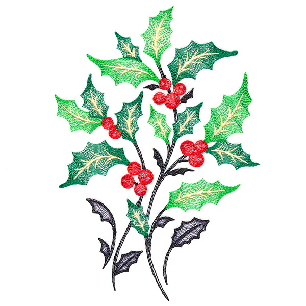 Festive Flourishing Bouquet - Holly - Image 5