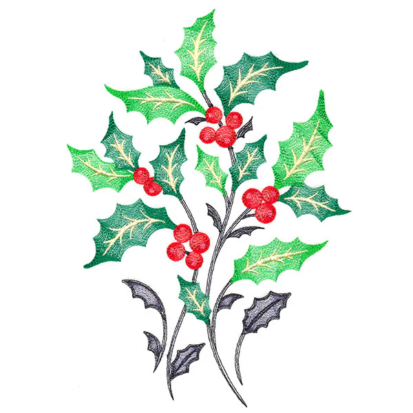 Festive Flourishing Bouquet - Holly - Image 7