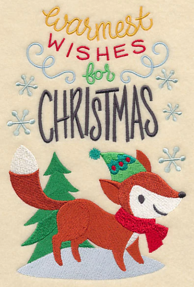 Festive Fox and Christmas Greetings - Image 2