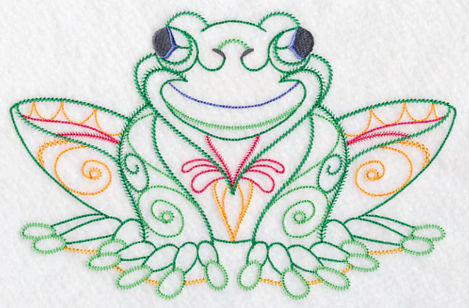 Festive Frog (Vintage)