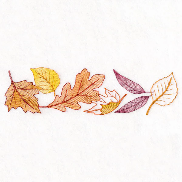 Festive Harvest Leaf Border - Image 3