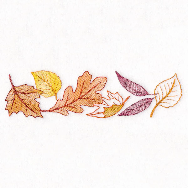 Festive Harvest Leaf Border - Image 5