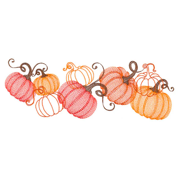 Festive Harvest Pumpkin Border - Image 3