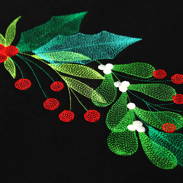 Festive Holly and Berries Spray - Image 4