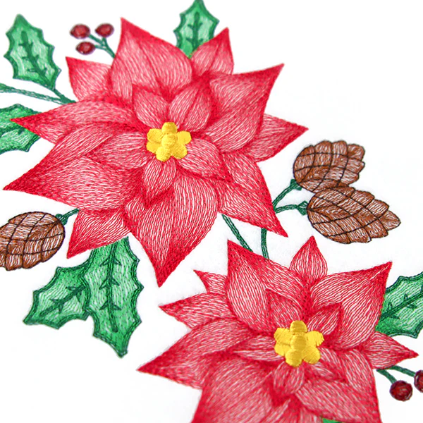 Festive Poinsettia Bouquet - Image 12
