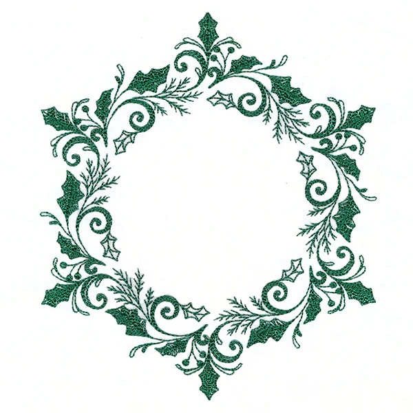 Festive Swirls Wreath - Image 3