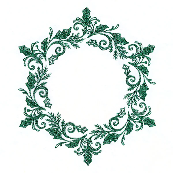 Festive Swirls Wreath - Image 4